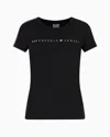 Ea7 Logo-print T-shirt In Black