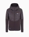 Ea7 Dynamic Athlete Hooded Sweatshirt In Furor7 Technical Fabric In Black