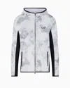 Ea7 Dynamic Athlete Hooded Sweatshirt In Vigor7 Technical Fabric In Grey