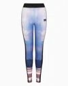 Ea7 Dynamic Athlete Leggings In Ventus7 Technical Fabric In Patterned