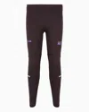 Ea7 Dynamic Athlete Leggings In Vigor7 Technical Fabric In Black