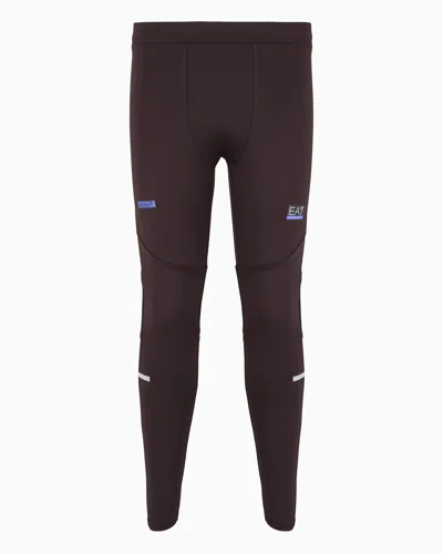 Ea7 Dynamic Athlete Leggings In Vigor7 Technical Fabric In Black
