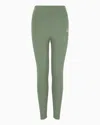 Ea7 Official Store Dynamic Athlete Leggings In Vigor7 Technical Fabric In Light Green