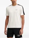Ea7 Dynamic Athlete Logo-print T-shirt In White