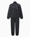Ea7 Dynamic Athlete Printed Tracksuit In Ventus7 Technical Fabric In Black