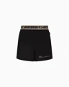 Ea7 Dynamic Athlete Shorts In Natural Ventus7 Technical Fabric In Black