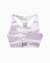 Ea7 Dynamic Athlete Sports Bra In Vigor7 Technical Fabric In Gemustert