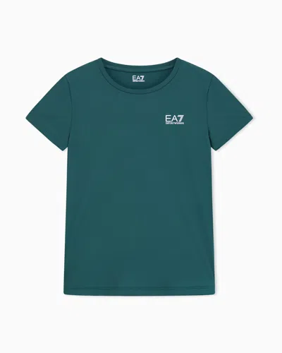 Ea7 Dynamic Athlete T-shirt In Vigor7 Technical Fabric In Green