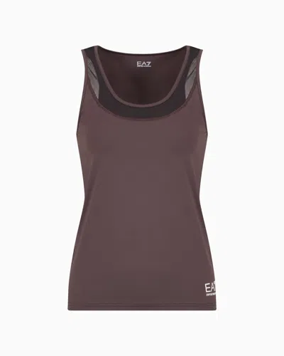 Ea7 Dynamic Athlete Tank Top In Ventus7 Technical Fabric In Grey