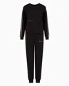 Ea7 Dynamic Athlete Tracksuit In Natural Ventus7 Technical Fabric In Black