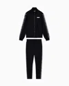 Ea7 Dynamic Athlete Tracksuit In Natural Ventus7 Technical Fabric In Black