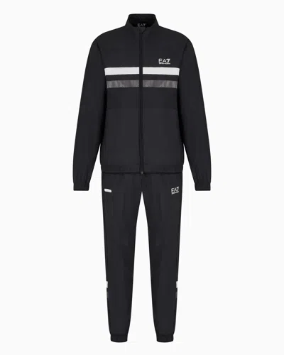 Ea7 Dynamic Athlete Tracksuit In Ventus7 Technical Fabric In Black