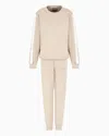 Ea7 Dynamic Athlete Tracksuit In Natural Ventus7 Technical Fabric In Neutral