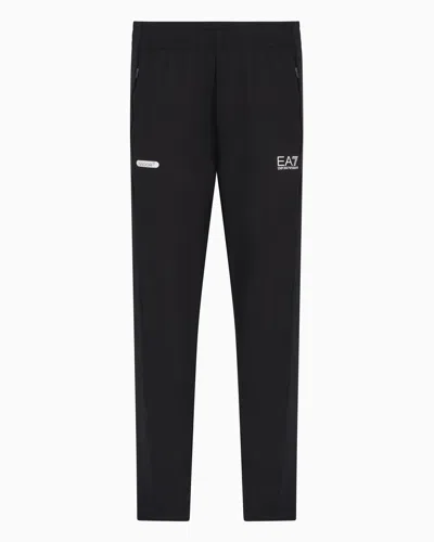 Ea7 Dynamic Athlete Trousers In Vigor7 Technical Fabric In Black