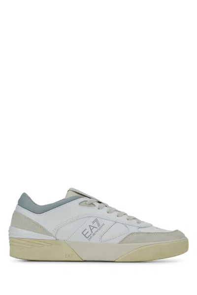 Ea7 E. A.7 Pride Leather Sneaker In White