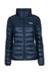 Ea7 E. A.7 Women's Quilted Bomber Jacket With Polyamide Shell In Mb149