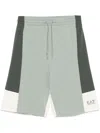 Ea7 Emporio Armani Colour-block Shorts