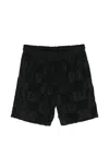Ea7 Pattern Shorts In Black