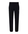 Ea7 Elastic Waist Casual Pants In Black
