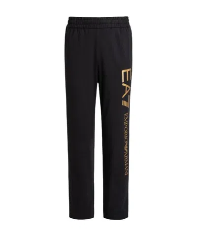 EA7 ELASTIC WAIST CASUAL PANTS