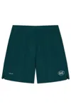 Ea7 Elastic Waist Shorts In Green