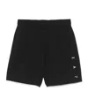 Ea7 Eco-friendly Recycled Polyester Shorts In Black
