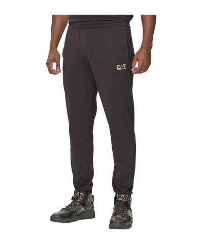 Ea7 Elastic Waist Sweatpants In Black