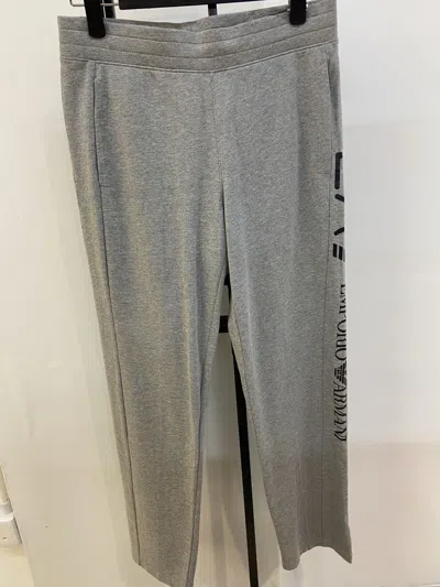 Ea7 Elastic Waist Sweatpants In Gray