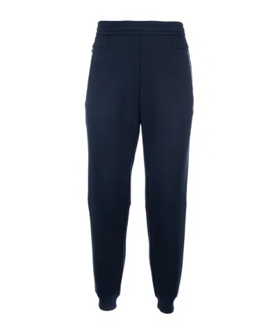 Ea7 Elastic Waistband Sweatpants In Black