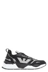 Ea7 Ace Runner Tech Low Top Sneakers In Black