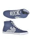 Ea7 Emporio Armani Ankle Boots Sneaker In Blue
