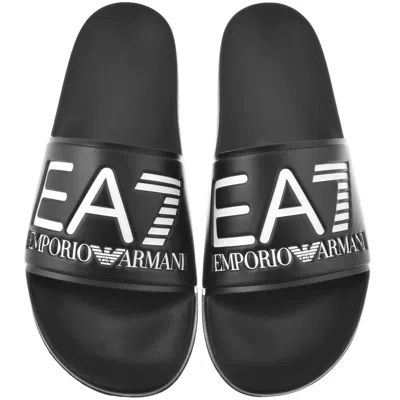 Ea7 Emporio Armani Beach Sliders Black