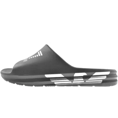 Ea7 Emporio Armani Beach Sliders Periscope In Grey
