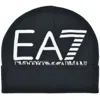Ea7 Emporio Armani Beanie Hat Navy In Blue