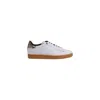 Ea7 Beige Leather Sneaker