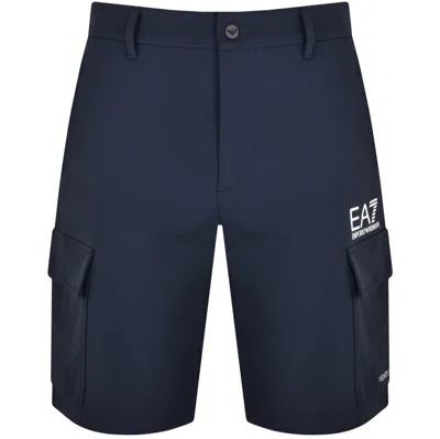 Ea7 Emporio Armani Bermuda Shorts Navy In Blue