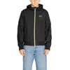 Ea7 Logo-print Zip-up Jacket In Bicolor