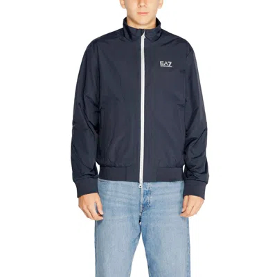 Ea7 Emporio Armani Blue Polyamide Men's Jacket