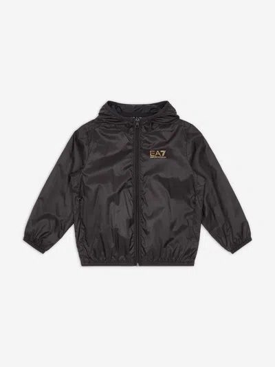 Ea7 Emporio Armani Boys Hooded Zip Up Jacket
