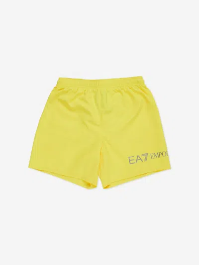Ea7 Kids'  Emporio Armani Boys Logo Swim Shorts