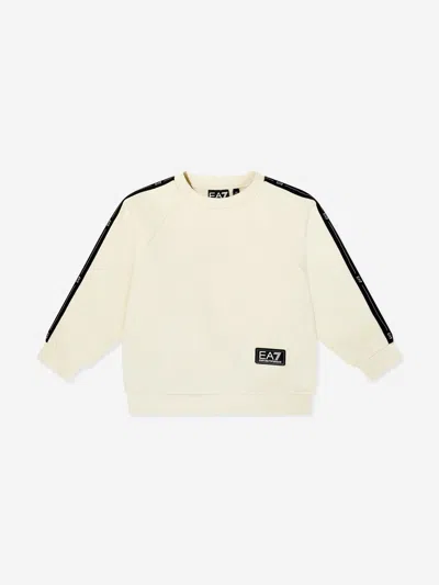 EA7 EA7 EMPORIO ARMANI BOYS TRAIN LOGO TAPE SWEATSHIRT