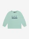 Ea7 Emporio Armani Boys Train Visibility Sweatshirt In Blue
