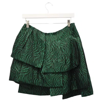 Pre-owned Ea7 Emporio Armani By Giorgio Armani Green And Black Skirt
