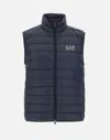 Ea7 Packable Core Identity Gilet In Blue