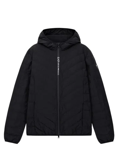 Ea7 Emporio Armani Coats In Black