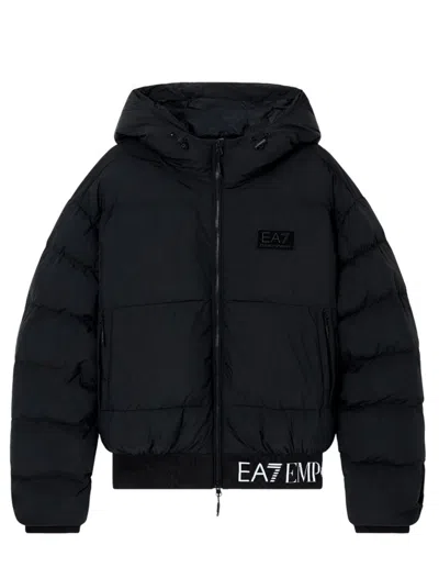 Ea7 Emporio Armani Coats In Black