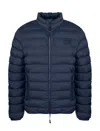 Ea7 Emporio Armani Coats In Blue