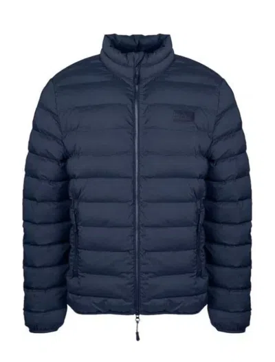 Ea7 Emporio Armani Coats In Blue