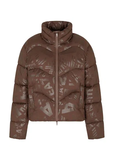 Ea7 Emporio Armani Coats In Brown