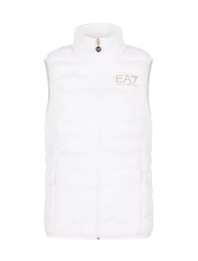 Ea7 Emporio Armani Coats In White